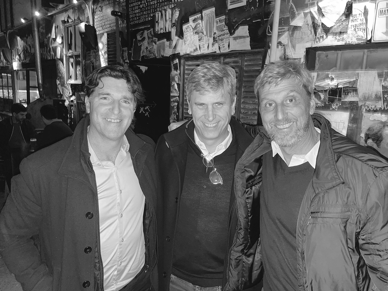 Alfredo Labougle, Pancho Ruiz Luque y Joaquín Gerlero